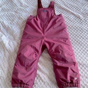 Patagonia 3t girls snow bib pants h2no waterproof